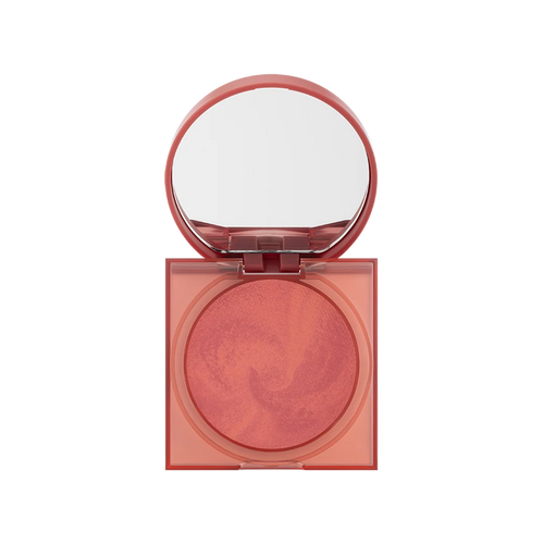 Huda Beauty - Glowish Cheeky Vegan Blush Powder, 02 Caring Coral