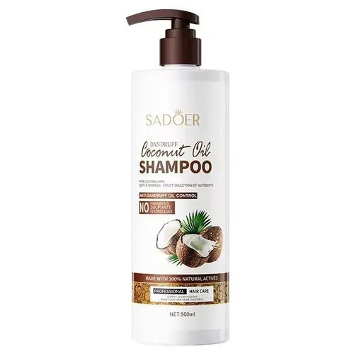 Sadoer Coconut Oil Shampoo Anti Dandruff Oil Controlling Moisturizing Smoothing Professional Hair Care Coconut Shampoo Sd56051