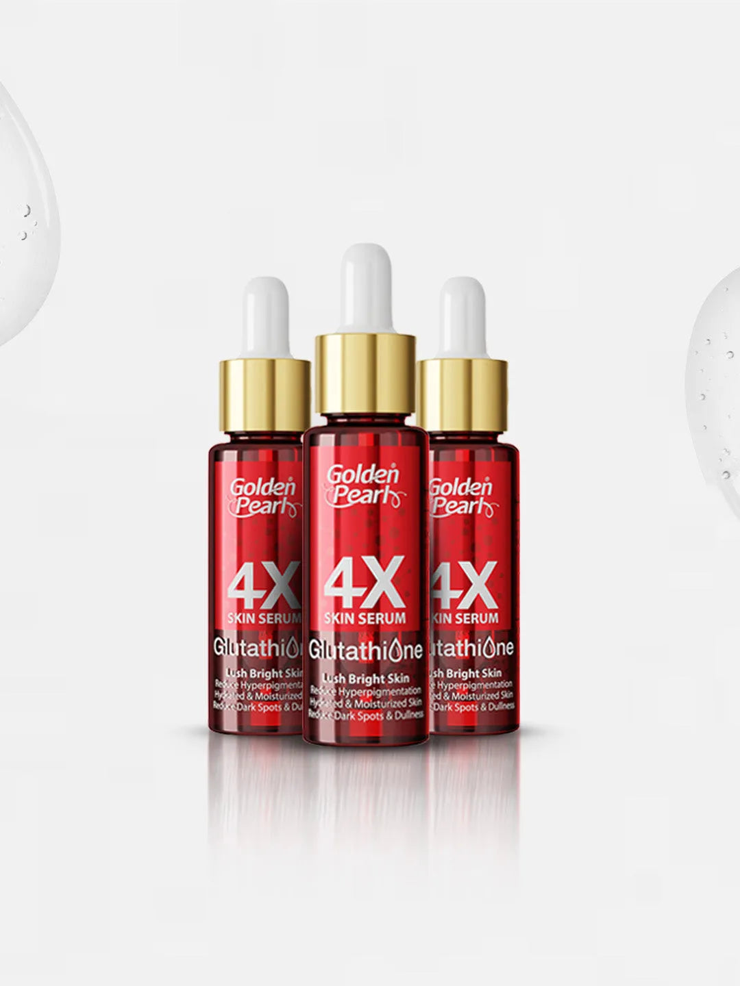 Pack of 3  Glutathione 4X Skin Serum Deal