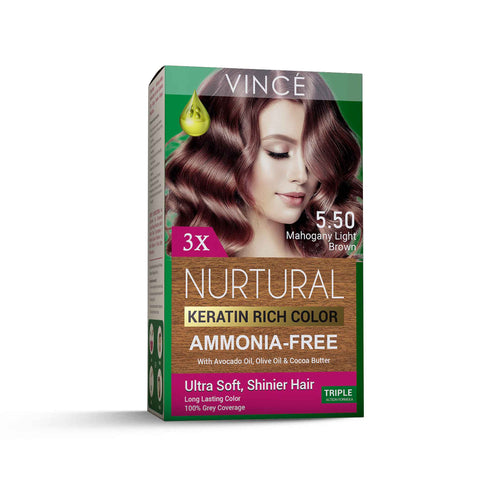 Vince - Nurtural Women Hair Color - Mahogany Light Brown - 5.50
