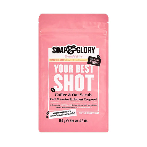 SOAP & GLORY YOUR BEST SHOT COFFEE & OAT SCRUB 180G