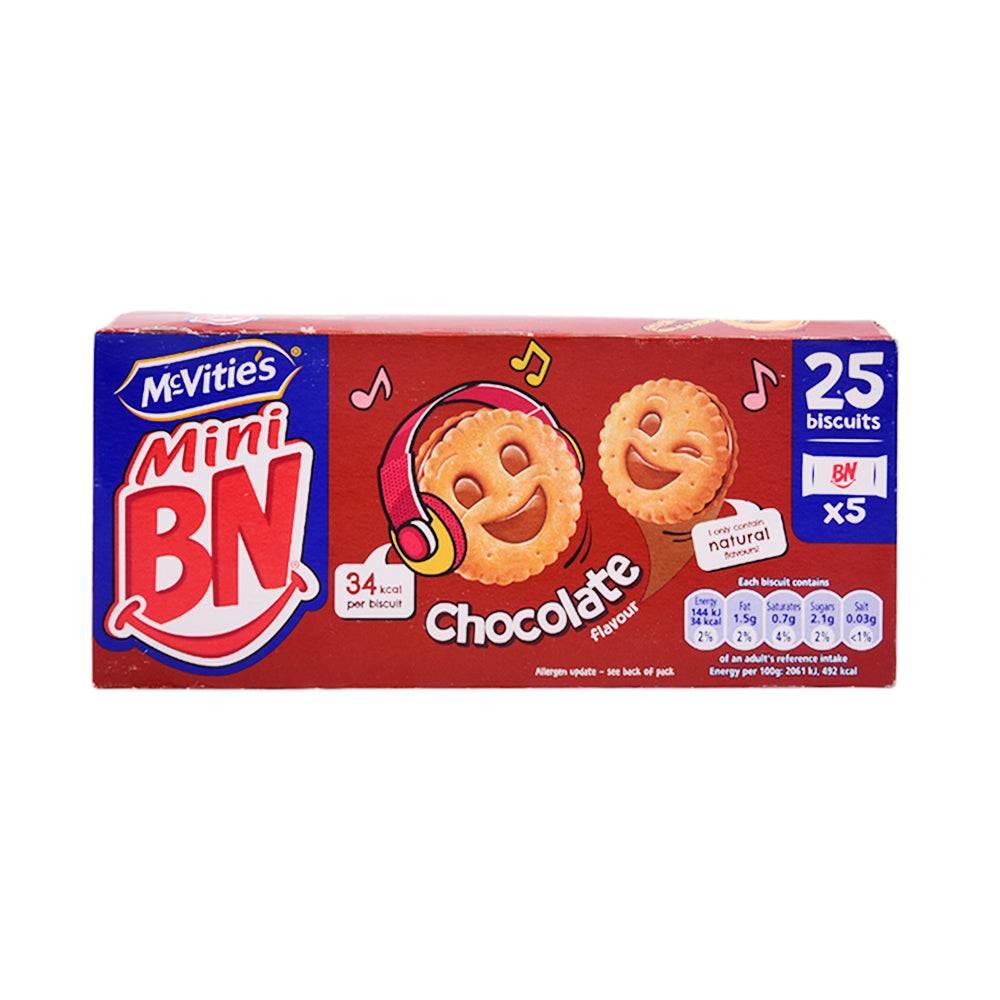 MCVITIES BISCUITS MINI BN CHOCOLATE 175 GM