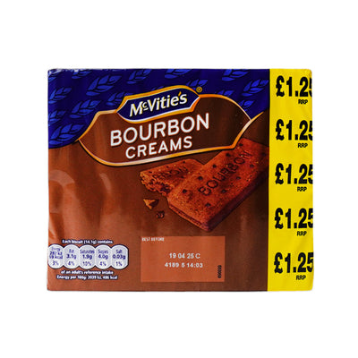 MCVITIES BISCUIT BOURBON CREAMS 300 GM