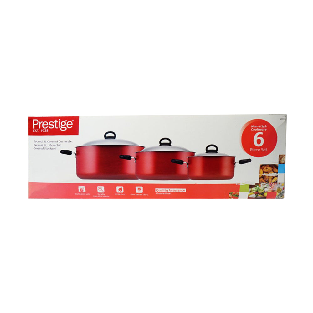 DAGCHI SET PRESTIGE RED 6PCS 20915