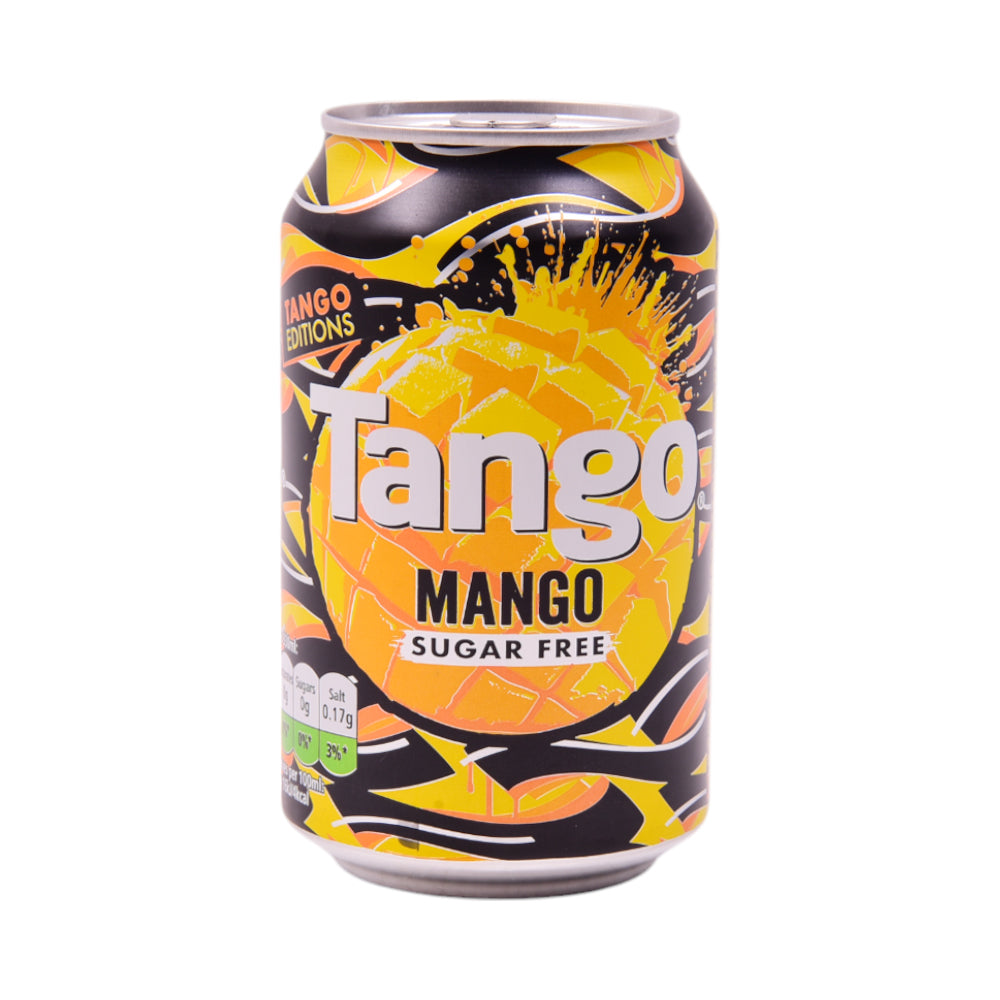 TANGO DRINK MANGO SUGAR FREE TIN 330 ML