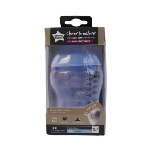 TOMMEE TIPPEE FEEDING BOTTLE 0M+ 421113/38 260 ML