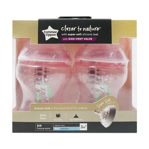 TOMMEE TIPPEE FEEDING BOTTLE ANTI COLIC 2PC 260ML 422581/38