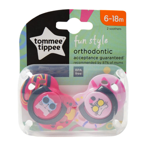 TOMMEE TIPPEE BABY SOOTHERS 2 PCS 6-18 /43335892