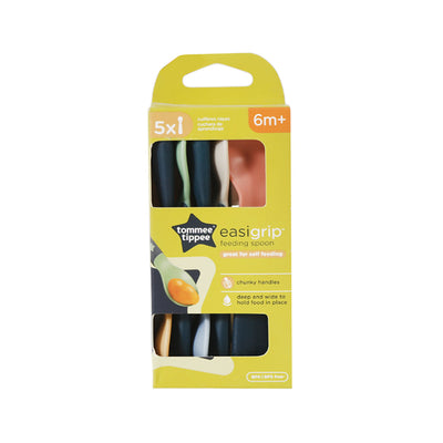 TOMMEE TIPPEE EASIGRIP FEEDING SPOON 6M+ 5 PCS