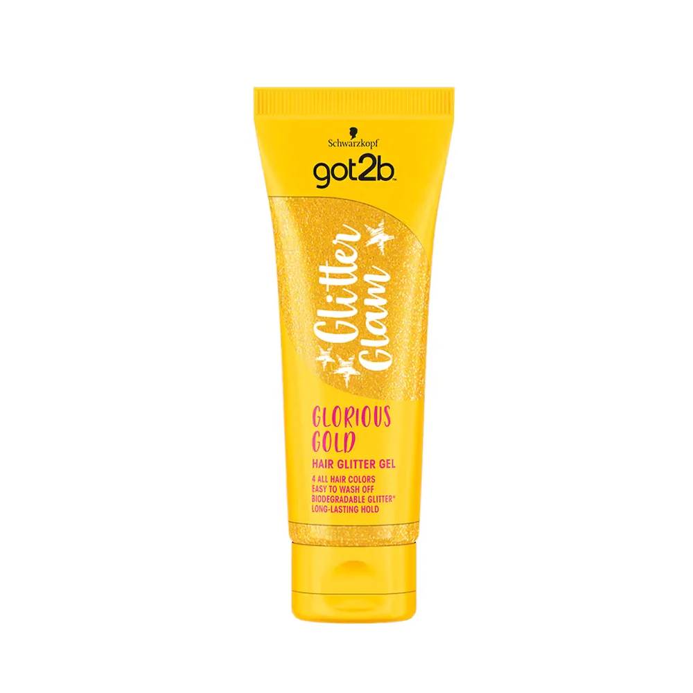 SCHWARZKOPF GOT2B GLORIOUS GOLD GLITTER GEL 50 ML
