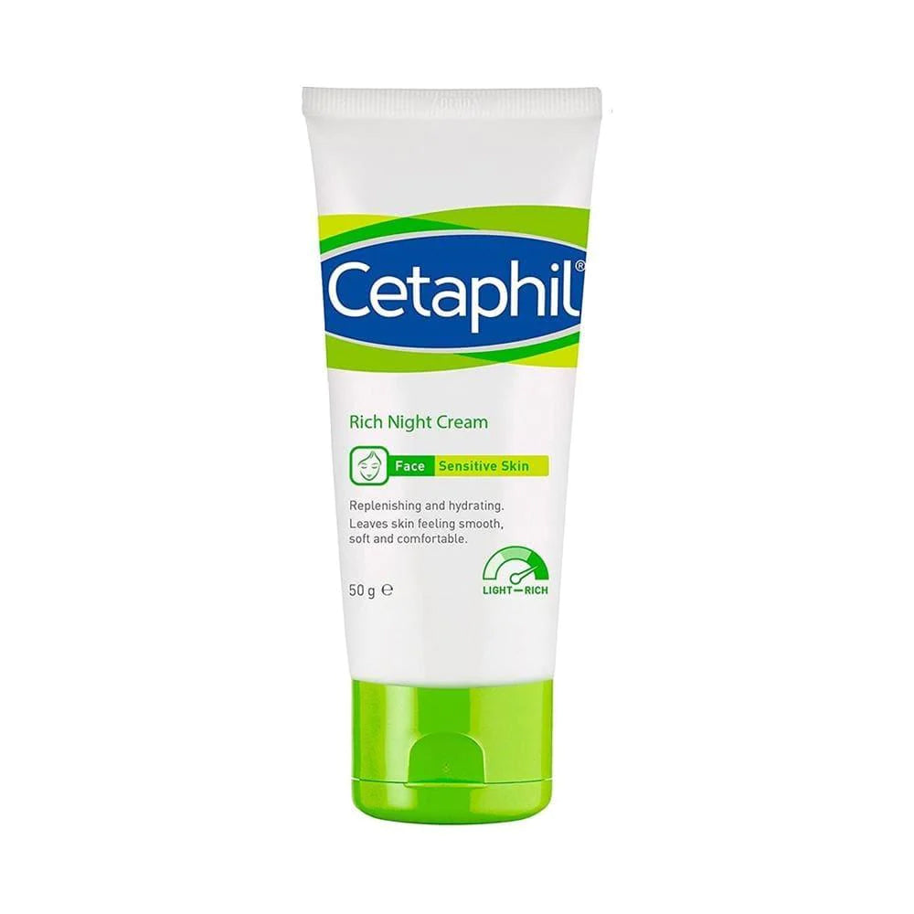 CETAPHIL RICH NIGHT CREAM DRY TO V DRY SENSITIVE SKIN 50G