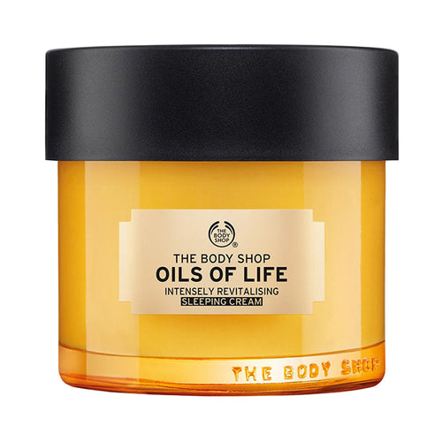 THE BODY SHOP OILS OF LIFE NIGHT CREAM 80ML