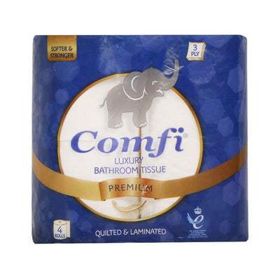 COMFI BATHROOM TISSUE ROLL PREMIUM 4 PC PACK