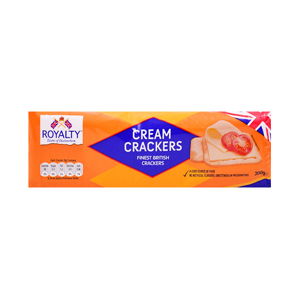 ROYALTY BISCUITS CREAM CRACKERS 300 GM