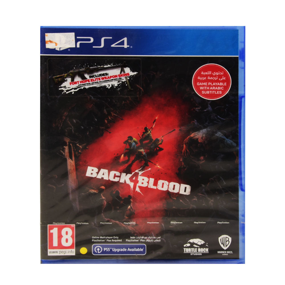 PS4 GAME BACK 4 BLOOD