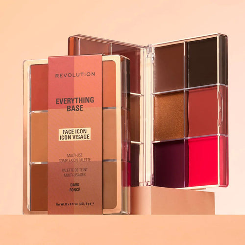 Makeup Revolution - Everything Base Face Icon Complexion Palette Dark
