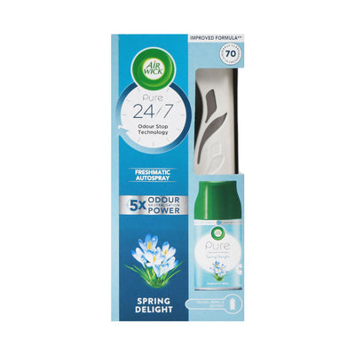 AIR WICK AIR FRESHENER WITH MACHINE SPRING DELIGHT 250 ML