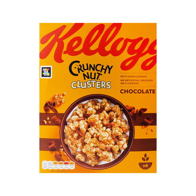 KELLOGGS CEREAL CRUNCHY NUT CLUSTERS CHOCOLATE 400 GM