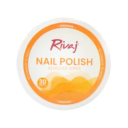RIVAJ NAIL POLISH REMOVER WIPES NATURAL