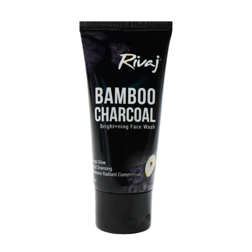 RIVAJ BAMBOO CHARCOAL BRIGHTENING FACE WASH 50ML