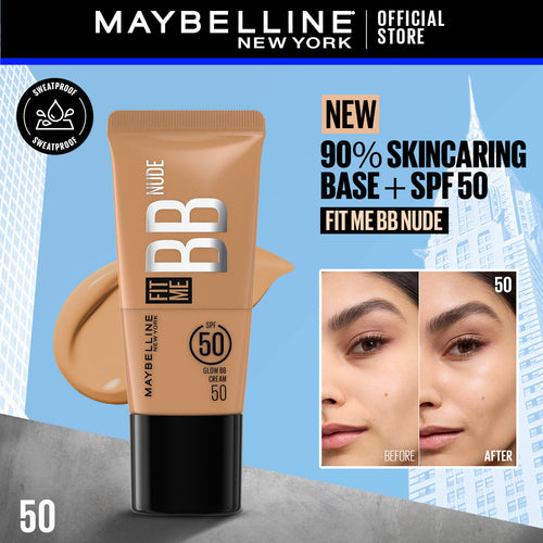 Maybelline New York - Fit Me Nude Bb Cream Natural Dewy Look + Spf 50, 50