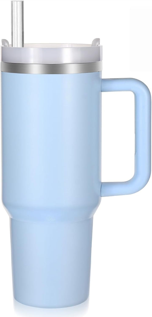 Home.co - 1pc Stainless Steel Tumbler (40oz) - Sky Blue
