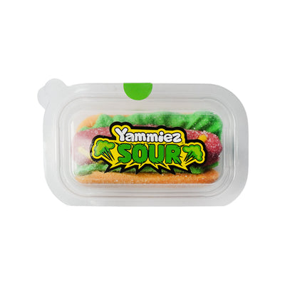 YAMMIEZ SOUR HOT DOG MALLOW 50 GM