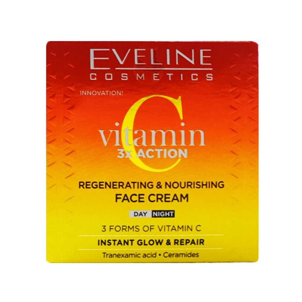 EVELINE VITA C 3 X ACTION REGENERATING & NOURISHING FACE CRE
