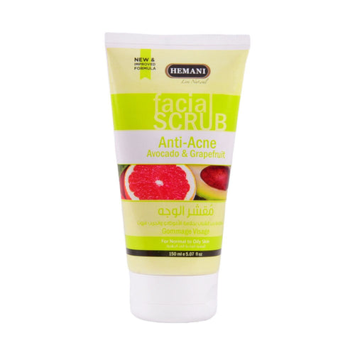 HEMANI ANTI ACNE AVOCADO & GRAPEFRUIT SCRUB 150ML