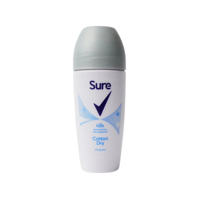 SURE ROLL ON COTTON DRY 48H 50 ML