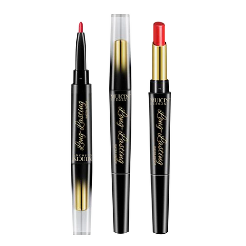Muicin - 2 In 1 Lipstick & Lip Liner - Seamless Lip Design