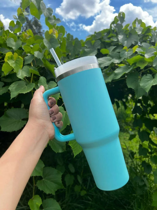 Home.co - 1pc Stainless Steel Tumbler (40oz) - Turquoise