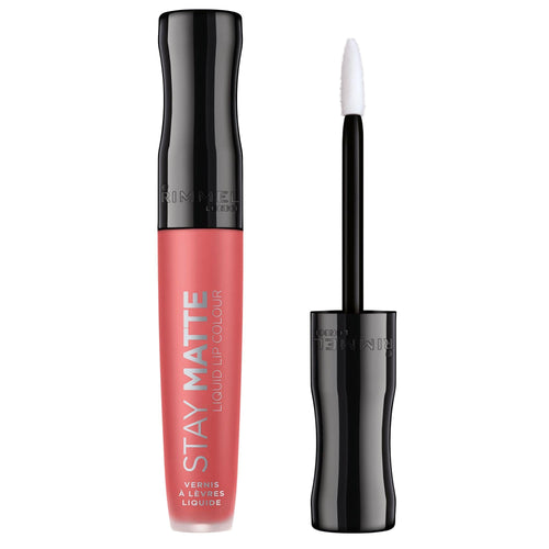 Rimmel London - Stay Matte Liquid Lip Colour, 0.18fl Oz 5.5ml, 600 Coral Sass