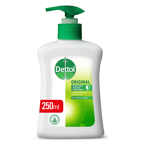 Dettol Liquid Hand Wash Pump Antibacterial Germ Protection Original 250ml