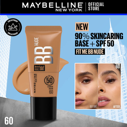 Maybelline New York - Fit Me Nude Bb Cream Natural Dewy Look + Spf 50, 60