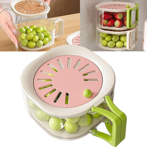 Home.co - Fruit Drain Basket (random Color)