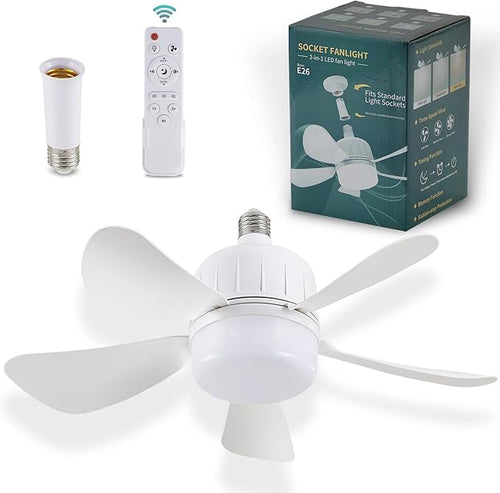Home.co - Fan Bulb With Remote (30w)