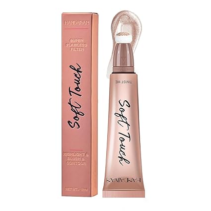Handiyan 1pcs Beauty Stick Highlighter & Bronzer Facial Cheek Blusher 12ml