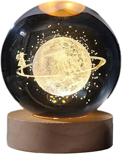 Home.co - 3d Led Crystal Ball (usb Plug)