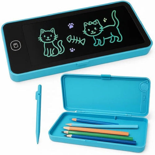 Home.co - Writing Pad With Pencil Box (random Color)