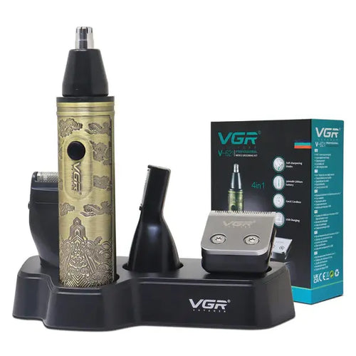 Vgr - V-621 Professional 4 In 1 Grooming Kit With 500mah Lithium Battery