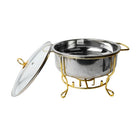 DISH CHAFING 4.0LTR CH003G/4G
