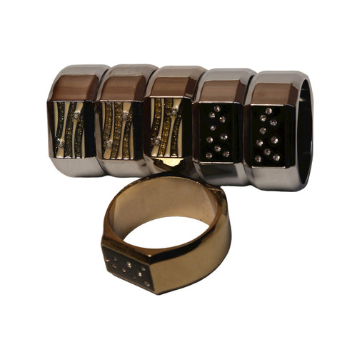 Napkin Ring Pearl 6Pc H4711127 Set