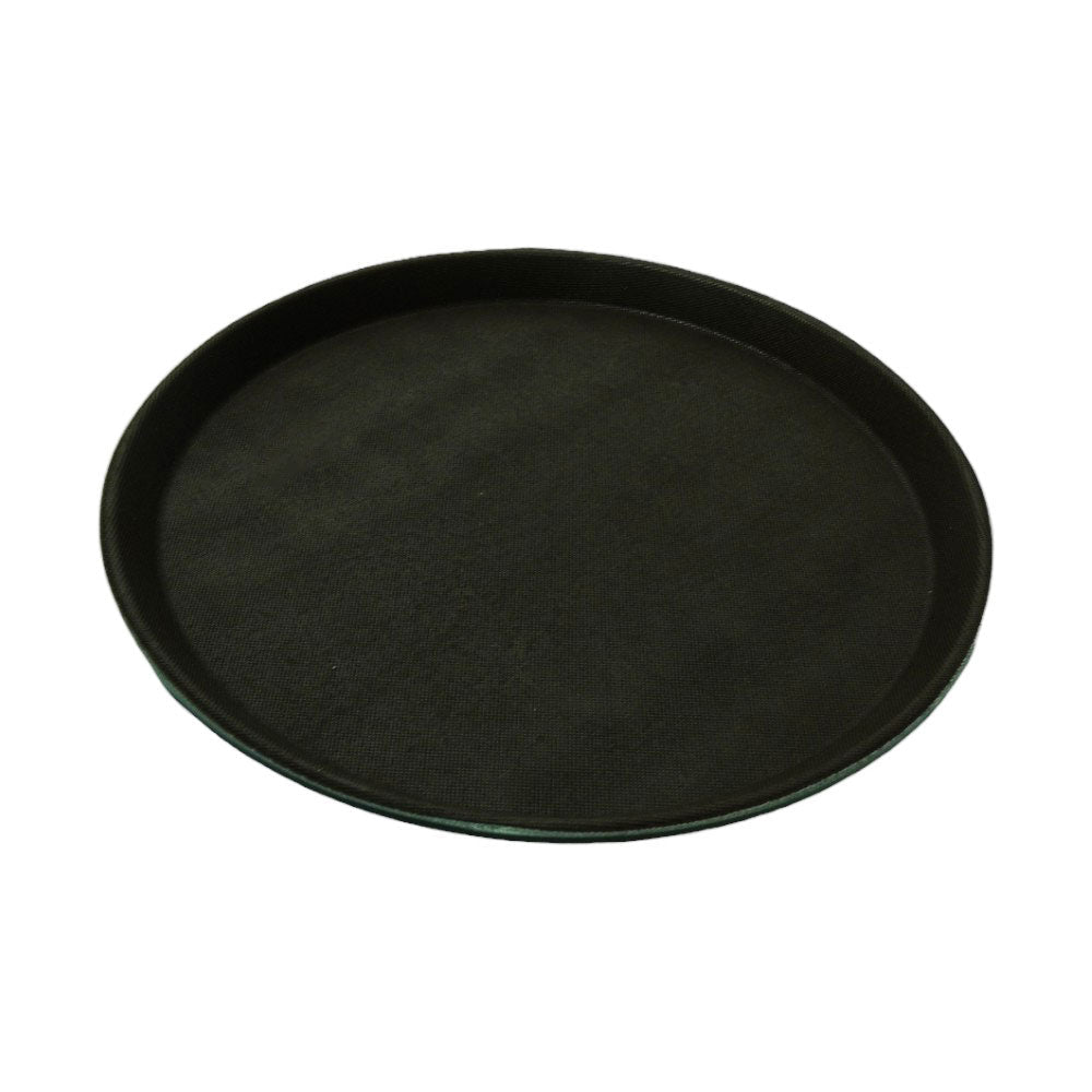 TRAY NON SLIP ROUND BROWN C2013443