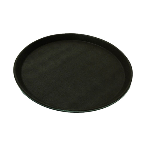 TRAY NON SLIP ROUND BROWN C2013443