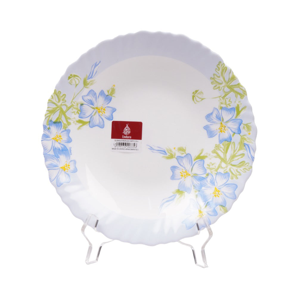 PLATE DEEP LUMINARC BLUE RIVER K6032