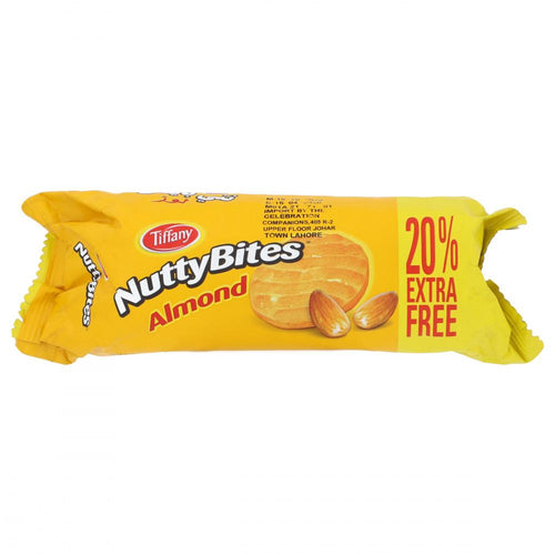 TIFFANY NUTTY BITES ALMOND 72 GM