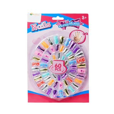 C3458 POWER JOY NAIL GLAM SET 60PC