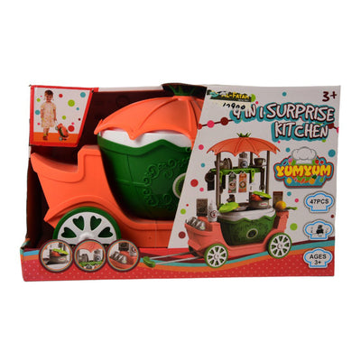 CRK823 4IN1 SURPRISE KITCHEN BUGGY 47PC D