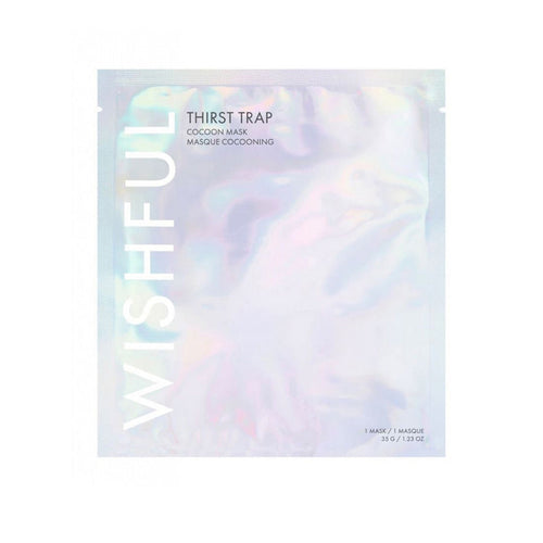 Huda Beauty - Wishful Thirst Trap Rose & Aloe Vera Soothing Sheet Mask